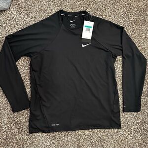 NWT Nike Swim Black Performance Shirt